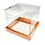 Caixa Panetone 500g - Cobre Texturizada - 15x15x15cm - 10 unidades - Assk - Rizzo - Imagem 1