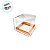 Caixa Panetone 500g - Cobre Texturizada - 15x15x15cm - 10 unidades - Assk - Rizzo - Imagem 2