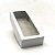 Caixa Retangular com Visor VG (27x11x5cm) Branca - 20 unidades - Rizzo - Imagem 1