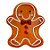 Lata De Metal De Natal - Homem Biscoito De Gengibre Claro - 11,5x13x5cm - 1 unidade - Rizzo - Imagem 5