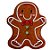 Lata De Metal De Natal - Homem Biscoito De Gengibre Escuro - 11,5x13x5cm - 1 unidade - Rizzo - Imagem 4