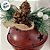 Enfeite Decorativo De Natal - Sino Vermelho - 8cm - 1 unidade - Rizzo - Imagem 2
