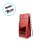 Sacola Para Lembrancinha P com Visor - Vermelho com Bolinhas Brancas - 7,5x19x6cm - 10 unidades - Assk - Rizzo - Imagem 3
