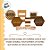Kit Fechamento para Presente - Tons de Chocolate - 1 unidade - Rizzo - Imagem 3