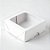 Caixa 4 Doces com Visor VC8 (8cm x 8cm x 4cm) Branca - 20 unidades - Rizzo - Imagem 1