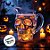 Jarra de Halloween - Caveira - Efeito Nacarado - 20,5x13cm - 1 unidade - Cromus - Rizzo - Imagem 4