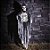 Enfeite Decorativo de Halloween com Luz e Som - Boneco Caveira com Lápide - Hércules - 136cm - 1 unidade - Cromus - Rizz - Imagem 1