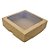Caixa com Visor VC15 (15cm x 15cm x 5cm) Kraft - 20 unidades - Rizzo - Imagem 1