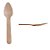 Colher de Madeira - 11cm - 50 unidades - Theoto - Rizzo - Imagem 1