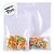 Saco Zip com Furo Fundo Branco - 8x13cm - 100 unidades - Rizzo - Imagem 3