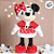 Pelúcia Minnie Mouse de Natal - Vermelha - 30cm - 1 unidade - Disney Original - Rizzo - Imagem 1