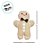 Almofada Gingerbread De Natal - Gingerben - 37x52cm - 1 unidades - Rizzo - Imagem 5