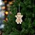Enfeite Para Pendurar De Natal - Ginger Bread Menina - 11cm - 1 unidade - Cromus - Rizzo - Imagem 1