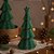 Mini Árvore De Natal Com Estrela - Camurça Verde - 18,5cm - 1 unidade - Cromus - Rizzo - Imagem 1