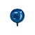 Balão de Festa Metalizado 22" 56cm - Órbita 4D Azul - 1 unidade - Partiufesta  - Rizzo - Imagem 1