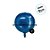 Balão de Festa Metalizado 22" 56cm - Órbita 4D Azul - 1 unidade - Partiufesta  - Rizzo - Imagem 2