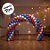 Balão de Festa Metalizado 22" 56cm - Órbita 4D Azul - 1 unidade - Partiufesta  - Rizzo - Imagem 3