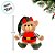 Ursinho Duende de Pelúcia - Verde e Vermelho - 25cm - 1 unidade - Rizzo - Imagem 9