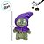 Monstrinho de Pelúcia com Touca "Boo!" - Verde e Roxo - 25,5cm - 1 unidade - Rizzo - Imagem 8