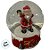 Enfeite Decorativo de Natal - Globo de Neve com Noel e Sino - 8,5cm - 1 unidade - Cromus - Rizzo - Imagem 2