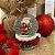 Enfeite Decorativo de Natal - Globo de Neve com Noel e Pinheiro - 8,5cm - 1 unidade - Cromus - Rizzo - Imagem 1