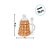 Caneca Com Tampa e Colher  - Árvore De Natal Ginger Bread - 350ml - 1 unidade - Cromus - Rizzo - Imagem 3