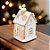 Enfeite Decorativo de Natal - Casinha Ginger Bread De Cerâmica - 23x13,5cm - 1 unidade - Cromus - Rizzo - Imagem 1