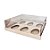 Caixa Degustação Para 6 Mini Ovos de 100g - Branco - 24x23x7,5cm - 6 unidades - Cromus - Rizzo - Imagem 1