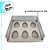 Caixa Degustação Para 6 Mini Ovos de 100g - Branco - 24x23x7,5cm - 6 unidades - Cromus - Rizzo - Imagem 2
