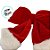 Enfeite Para Pendurar De Natal - Laço Vermelho - 26cm - 1 unidade - Rizzo - Imagem 2