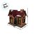 Casinha Decorativa De Natal Com LED - Vermelha - 10cm - 1 unidade - Rizzo - Imagem 3