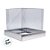 Caixa Para Bolo Pvc Base Prata Texturizada - 12x12x12cm - 5 unidades - Assk  - Rizzo - Imagem 2