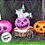 Baldinho de Halloween com Alça - Abóbora Roxo - 13x17cm - 1 unidade - Rizzo - Imagem 6