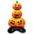 Balão de Festa Microfoil 43" 110cm - Abóboras Halloween - 1 unidade - Silver Festas - Rizzo - Imagem 1