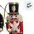 Kit Boneco Soldado Quebra Nozes de Madeira - Vermelho e Azul - 13cm - 5 unidades - Rizzo - Imagem 3