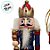 Kit Boneco Soldado Quebra Nozes de Madeira - Vermelho e Azul - 13cm - 5 unidades - Rizzo - Imagem 6