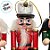 Kit Boneco Soldado Quebra Nozes de Madeira - Vermelho e Azul - 13cm - 5 unidades - Rizzo - Imagem 7