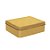Lata de Metal Quadrada - Dourado - 19,5x19,5x5,5cm - 1 unidade - Rizzo - Imagem 2