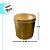 Lata de Metal Redonda - Dourado - 10x10x10cm - 1 unidade - Rizzo - Imagem 3