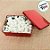 Lata de Metal Retangular - Vermelho - 11,5x19x4,5cm - 1 unidade - Rizzo - Imagem 1