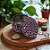 Lata De Metal Estampa De Mandala - Roxo - 7x7cm - 130ml - 1 unidade - Rizzo - Imagem 1