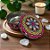 Lata De Metal Estampa De Mandala - Rosa - 11x11cm - 300ml - 1 unidade - Rizzo - Imagem 1