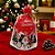 Saco Para Presente Decorado - Árvores de Natal Vermelho - 23x33cm - 50 unidades - Rizzo - Imagem 4