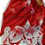 Saco Para Presente Decorado - Trio Natalino Vermelho - 15x23cm - 50 unidades - Rizzo - Imagem 2