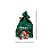 Saco Para Presente Decorado - Papai Noel Coração Verde - 12x18cm - 50 unidades - Rizzo - Imagem 3