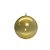 Bola de Acrílico Dourado Transparente - 20cm - 1 unidade - Rizzo - Imagem 1