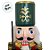 Soldado de Chumbo de Madeira com Arma - 38cm - Vermelho e Dourado - 1 unidade - Rizzo - Imagem 3