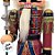 Soldado de Chumbo de Madeira com Lança - 30cm - Vermelho e Azul  - 1 unidade - Rizzo - Imagem 4