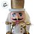Kit Boneco Soldado Quebra Nozes de Madeira - Branco e Dourado - 15,5cm - 3 unidades - Rizzo - Imagem 5