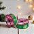 Fita de Cetim 10m x 22mm - Cor 1081 - Feliz Natal Verde - Rolo 10 metros   - 1 unidade - Progresso - Rizzo - Imagem 1